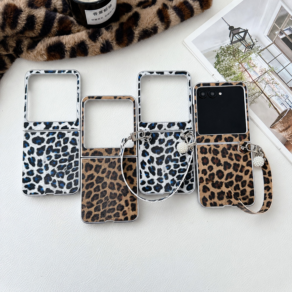 Women Accessories Jewelry - Складной чехол-флип с леопардовым принтом для