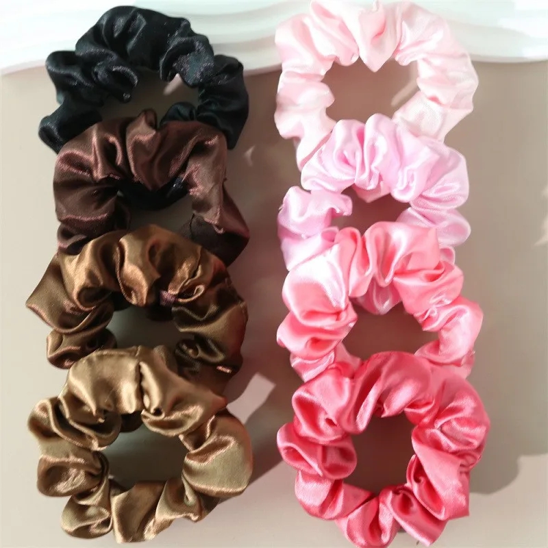 Scrunchie Satin Set - Набор атласных резинок для волос (скранчи)