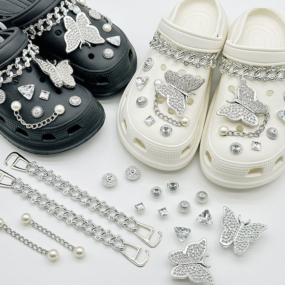 Women'S Accessories For Crocs - Блестящие DIY-шармы для обуви Crocs, набор