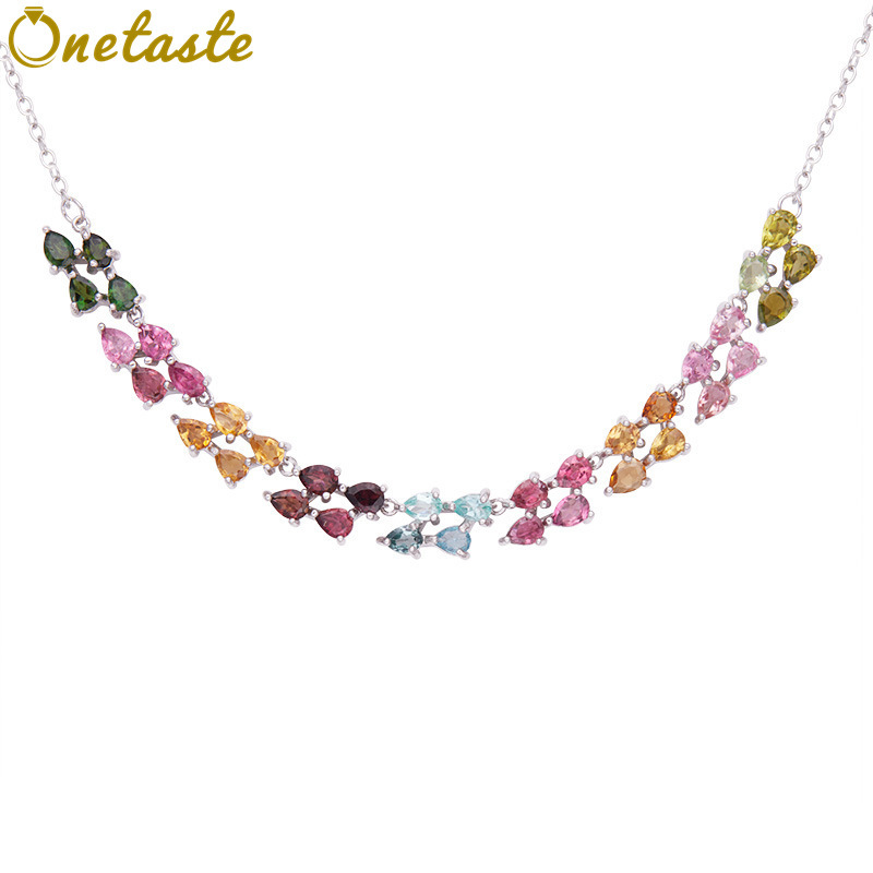 Charm Necklace Dainty - Ожерелье-подвеска из стерлингового серебра 925 пробы