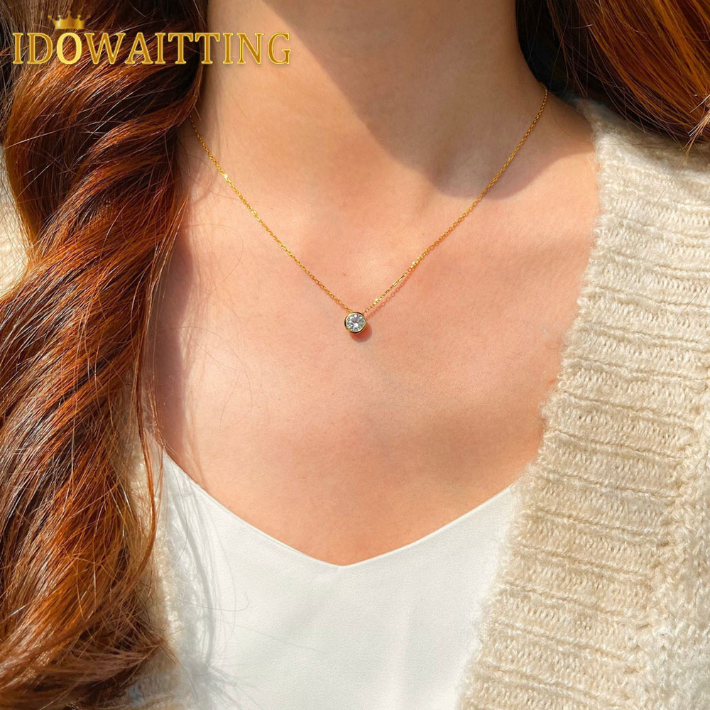 Charm Necklace Dainty - 100% стерлинговое серебро 925 пробы Forever,