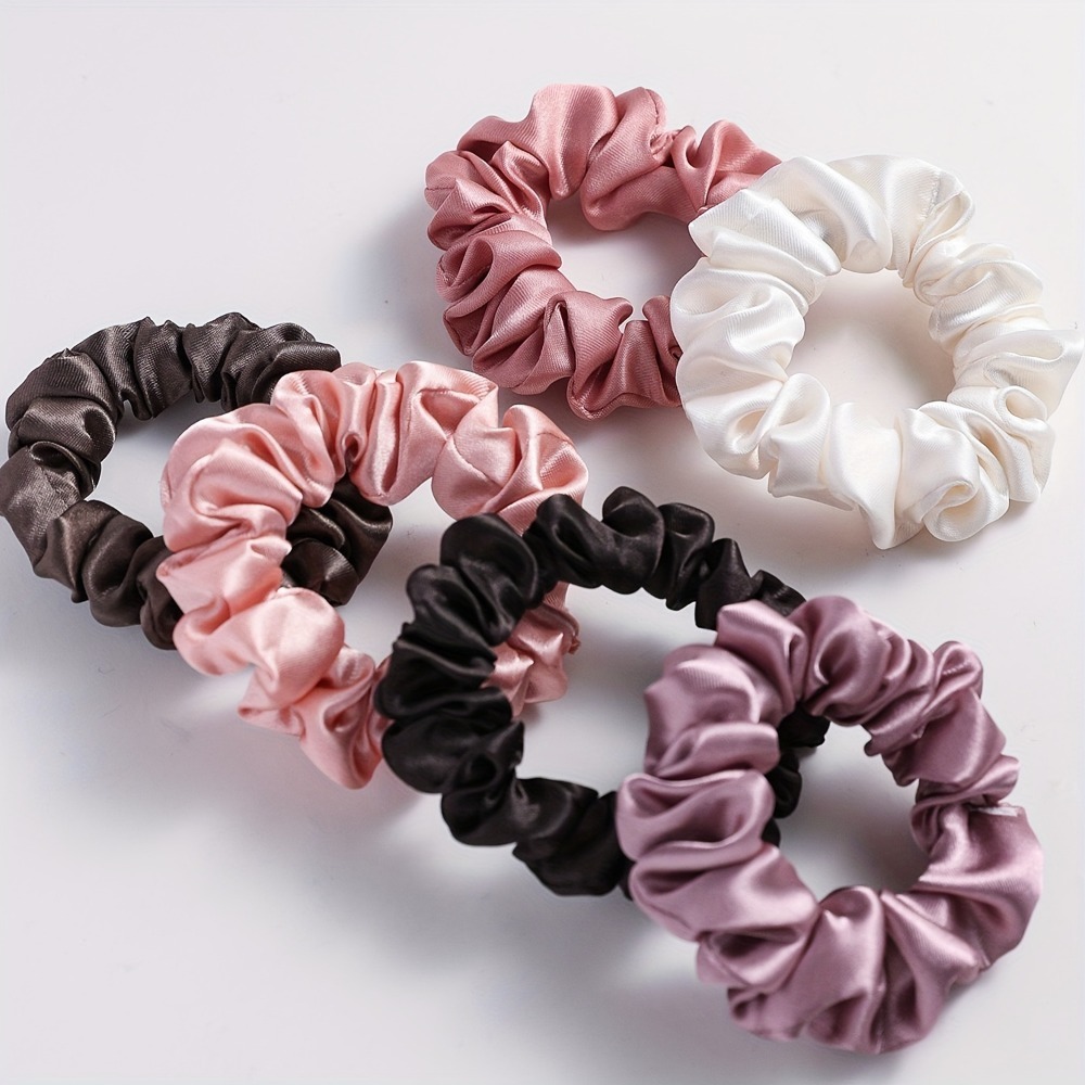 Набор из 6 атласных резинок дл – обзор и цена Scrunchie Satin Set