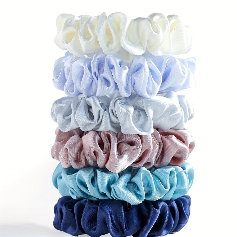 Набор из 6 атласных резинок дл – обзор и цена Scrunchie Satin Set