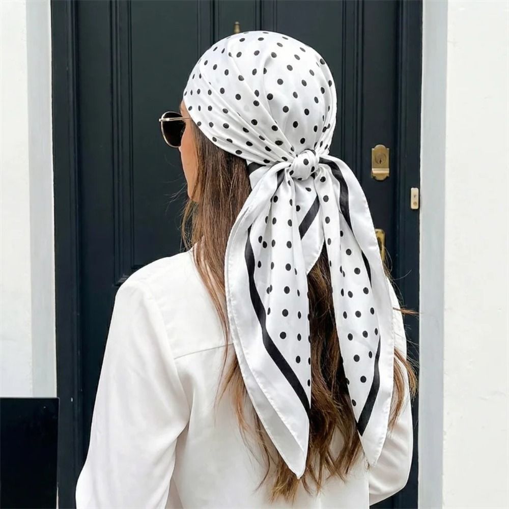 Элегантный шелковый платок с п – обзор и цена Women'S Korean Accessories