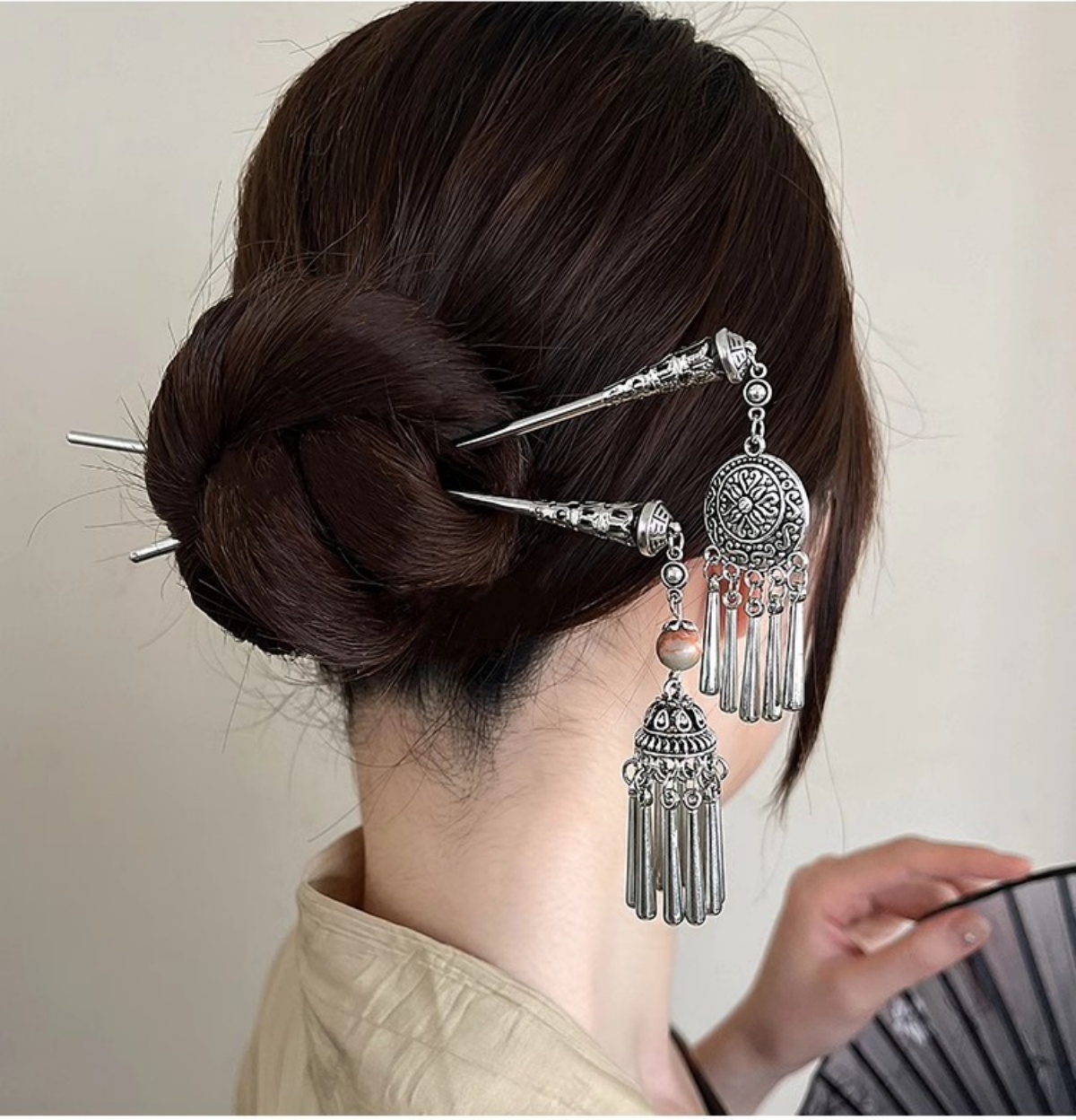 Элегантная женская заколка для – обзор и цена Hair Fork Stick