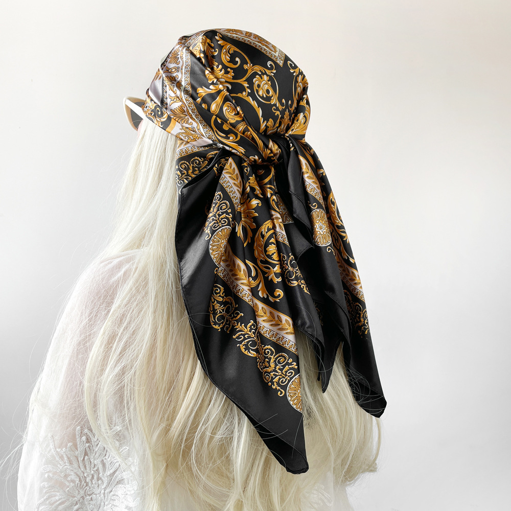 Шелковая атласная квадратная ш – обзор и цена Silk Scarf Square