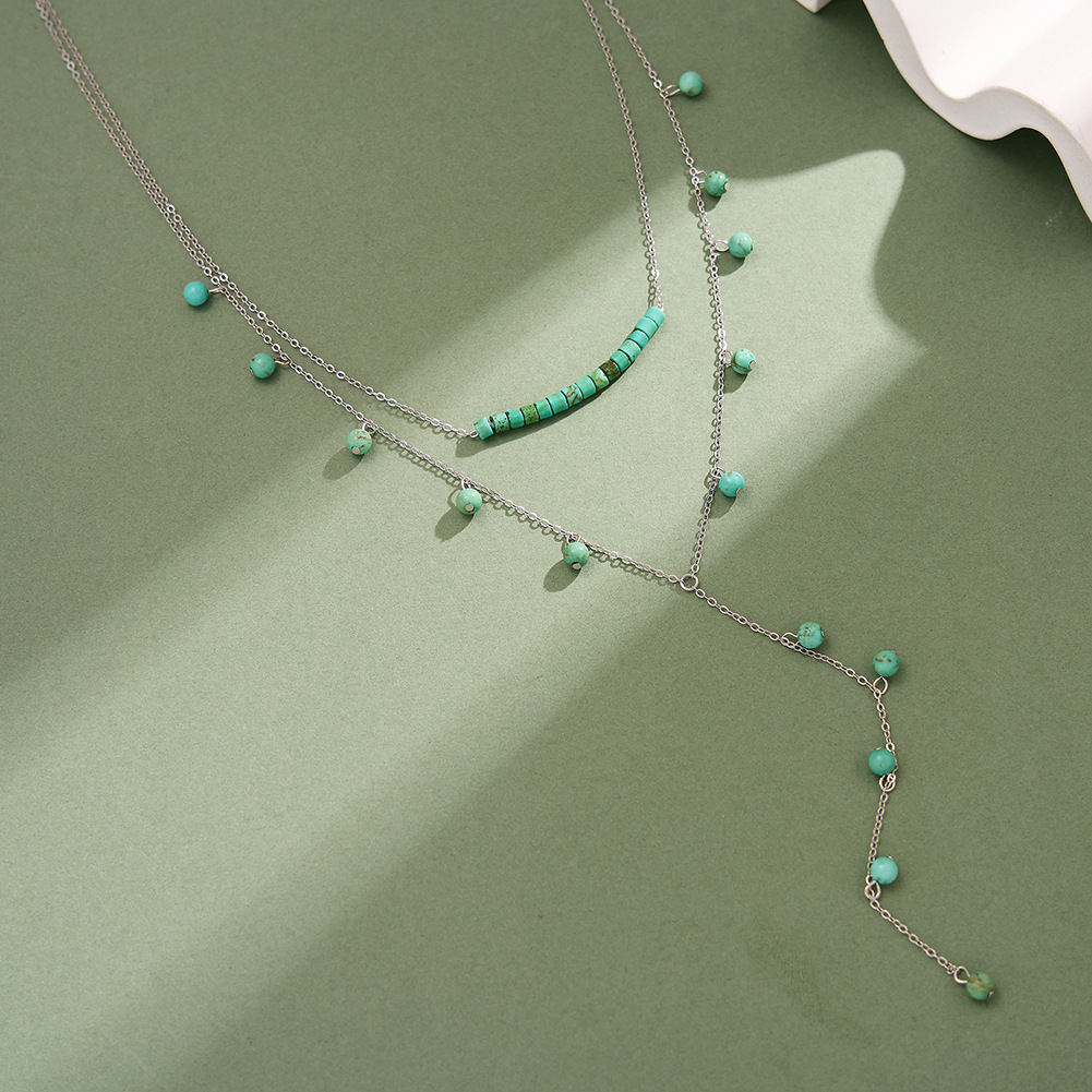 Длинное двухслойное ожерелье-ч – обзор и цена Charm Necklace Dainty