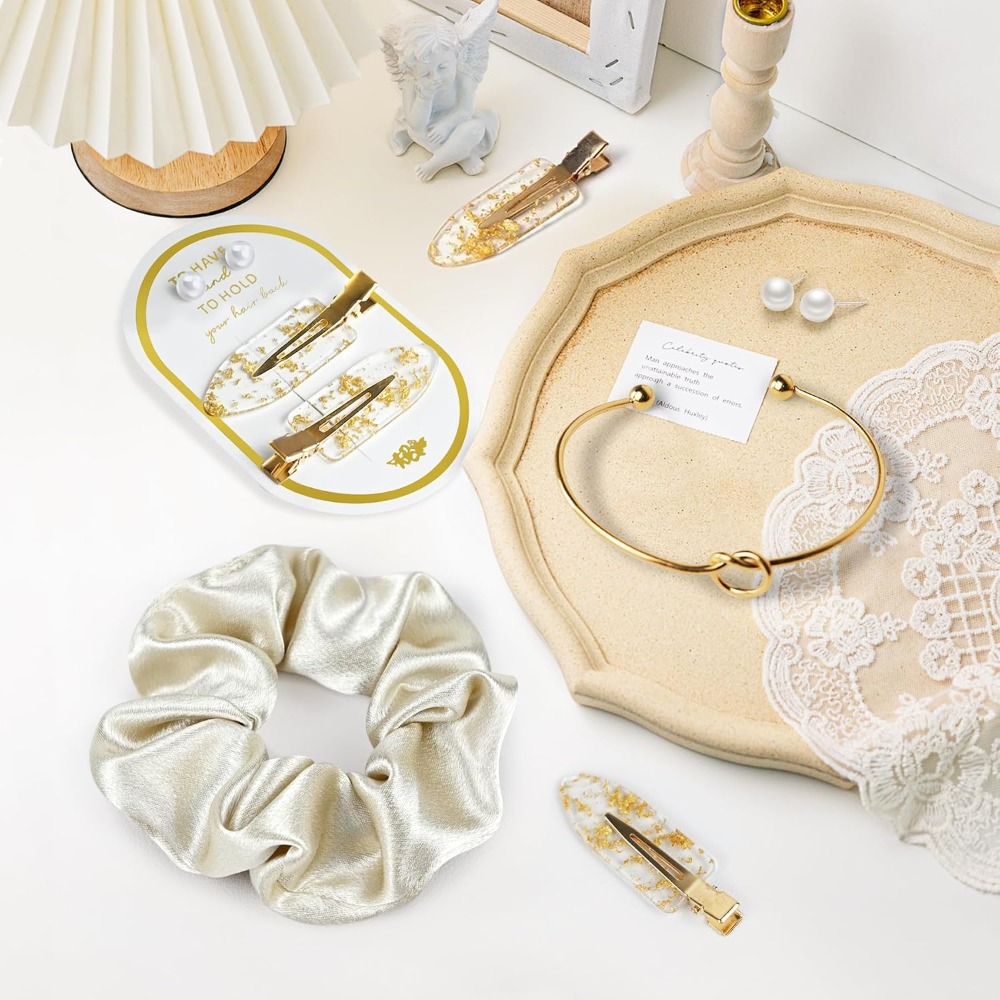 Набор из 3-20 предметов: жемчу – обзор и цена Scrunchie Satin Set
