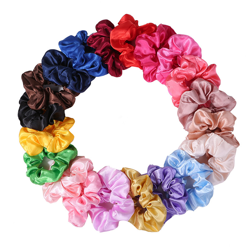 Набор атласных резинок для вол – обзор и цена Scrunchie Satin Set