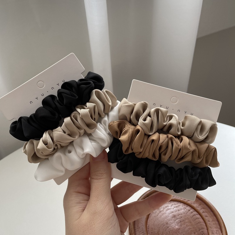 3/4/6 шт./компл., атласные рез – обзор и цена Scrunchie Satin Set