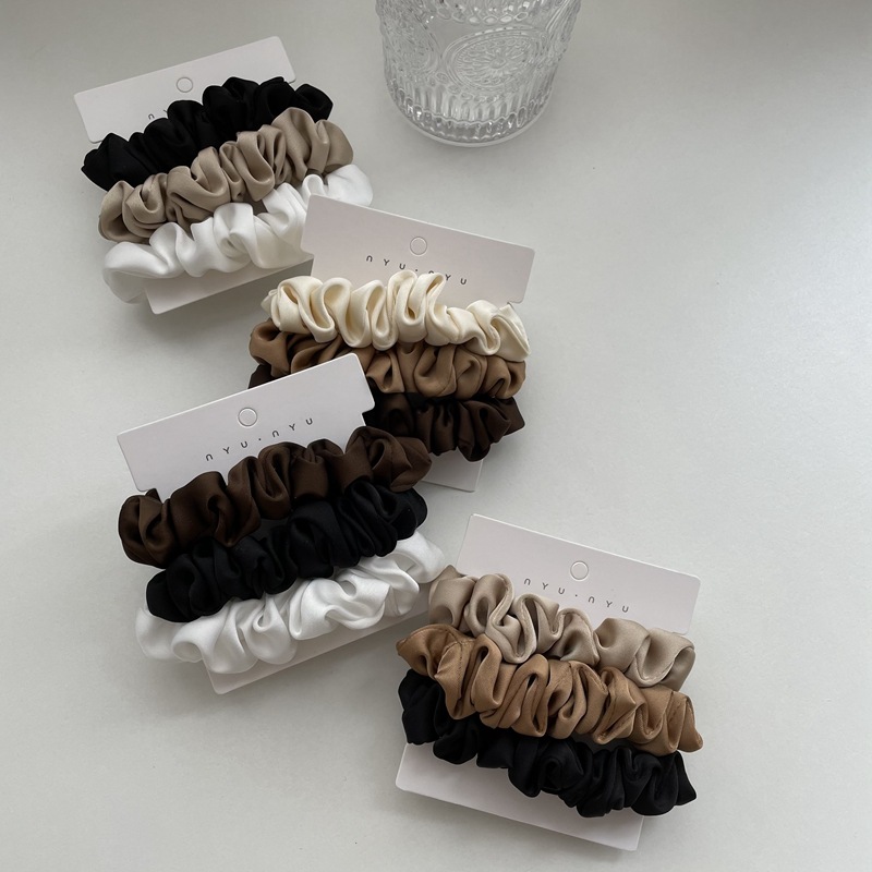 3/4/6 шт./компл., атласные рез – обзор и цена Scrunchie Satin Set