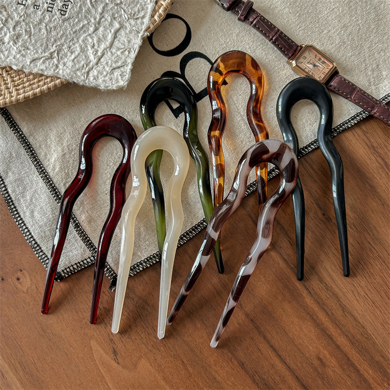 U-образная вилка для волос, мо – обзор и цена Hair Fork Stick