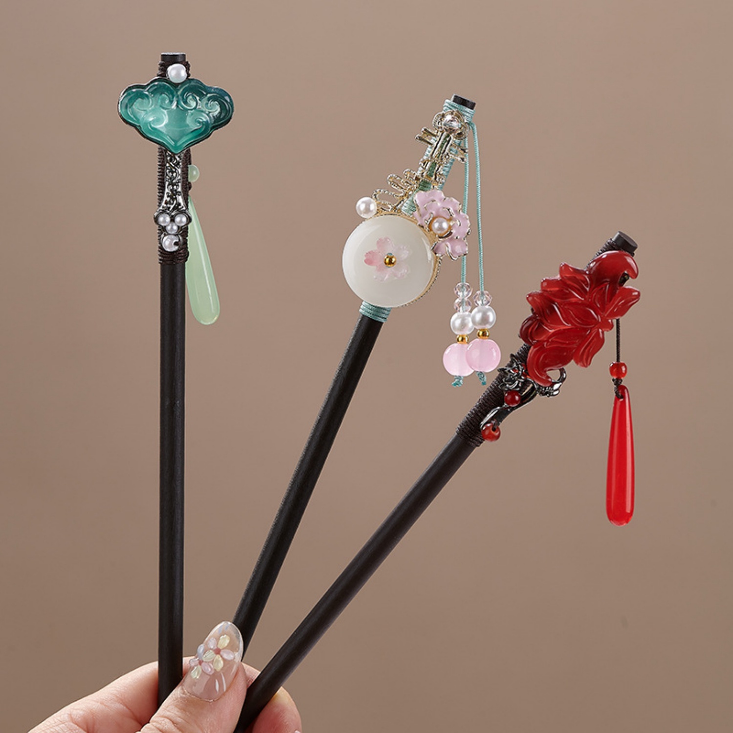 Винтажная заколка для волос с  – обзор и цена Hair Fork Stick