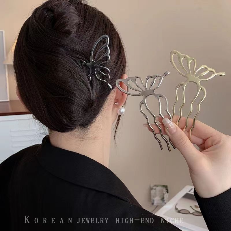 Корейская бабочка U-образная з – обзор и цена Hair Fork Stick