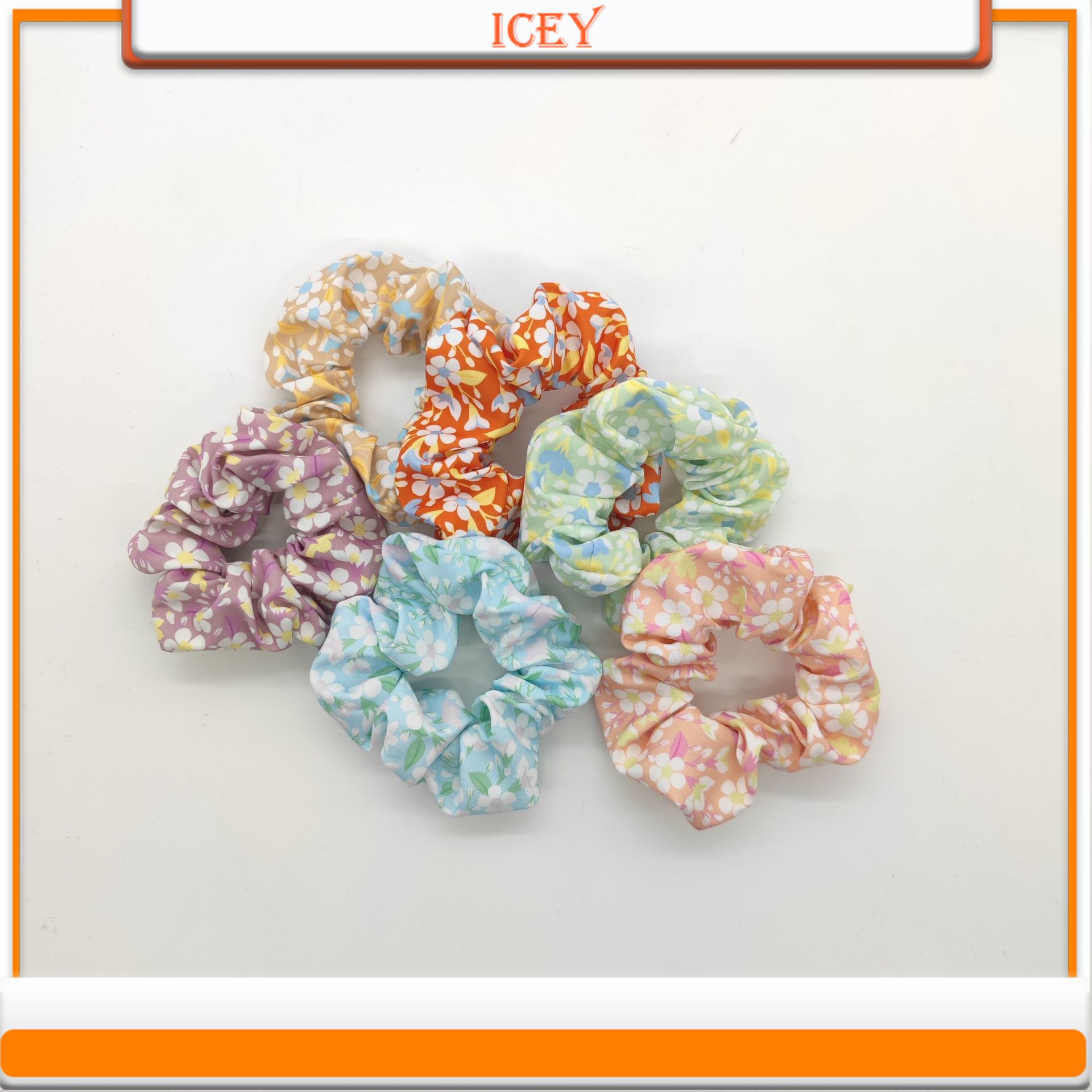 1 шт., резинка для волос с цве – обзор и цена Scrunchie Satin Set