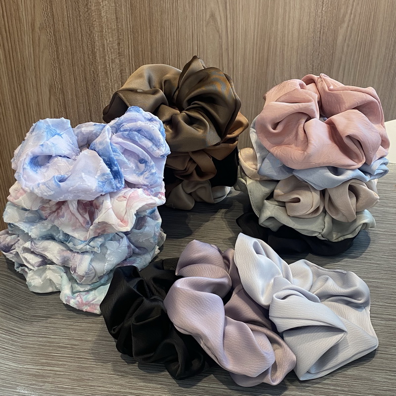 Модные Шелковые резинки для же – обзор и цена Scrunchie Satin Set