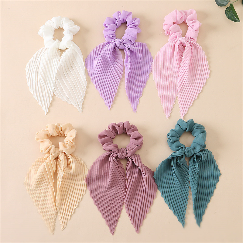 Набор из 6 плиссированных рези – обзор и цена Scrunchie Satin Set