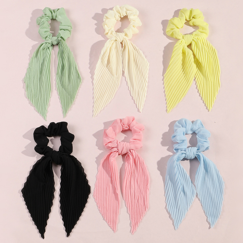 Набор из 6 плиссированных рези – обзор и цена Scrunchie Satin Set