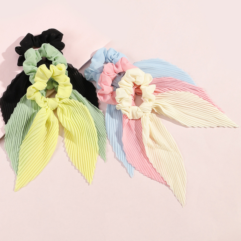 Набор из 6 плиссированных рези – обзор и цена Scrunchie Satin Set
