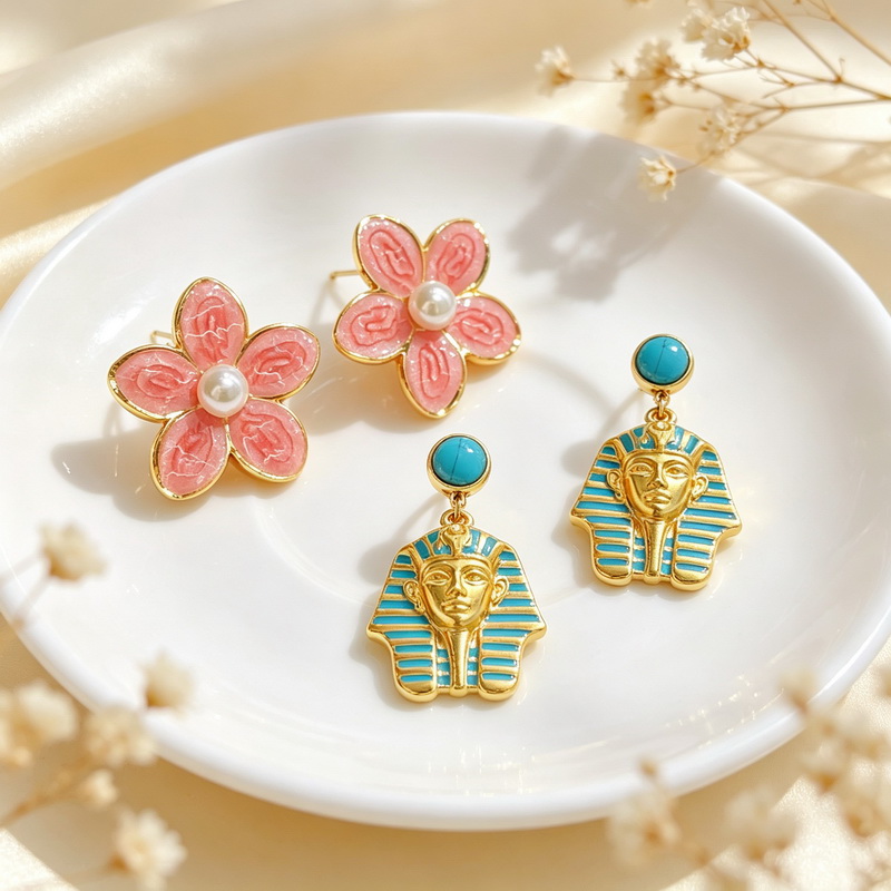 Серьги из нержавеющей стали Ka – обзор и цена Women'S Egyptian Accessories