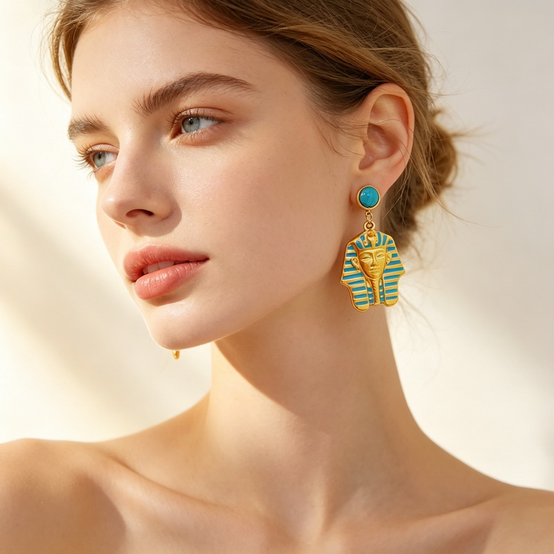 Серьги из нержавеющей стали Ka – обзор и цена Women'S Egyptian Accessories