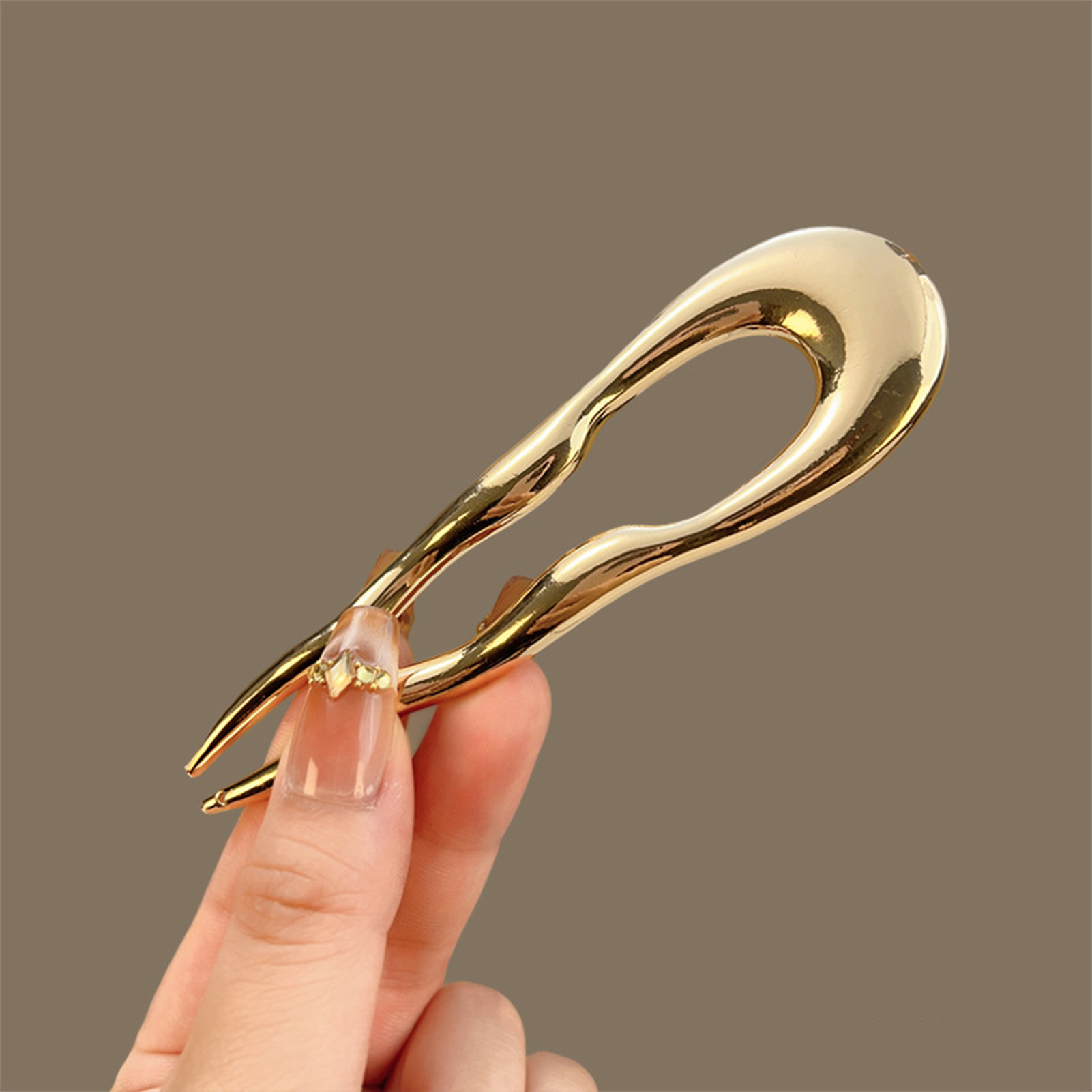 Простые металлические заколки  – обзор и цена Hair Fork Stick