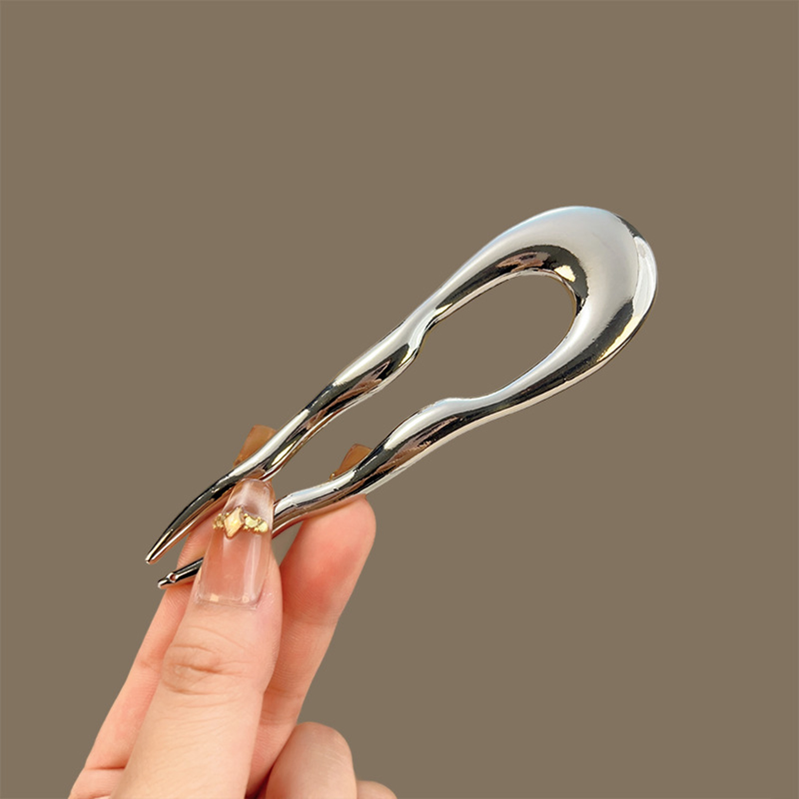 Простые металлические заколки  – обзор и цена Hair Fork Stick