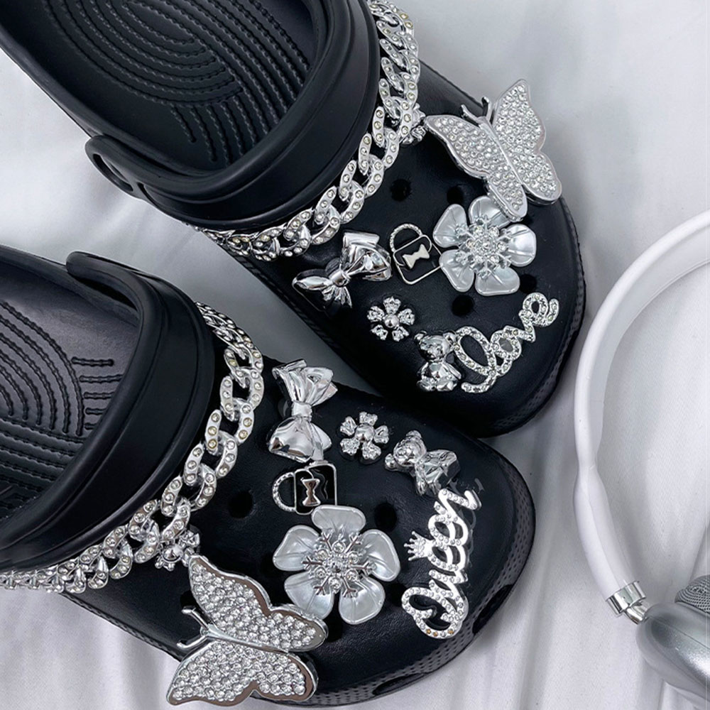 Блестящие DIY-шармы для обуви  – обзор и цена Women'S Accessories For Crocs