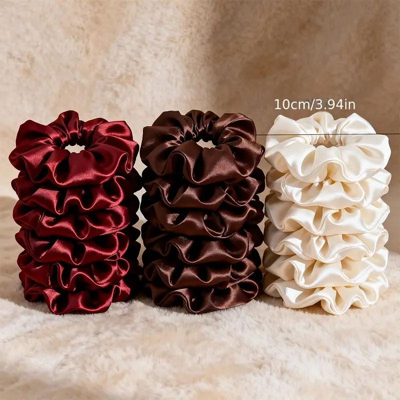 Новые атласные резинки для вол – обзор и цена Scrunchie Satin Set