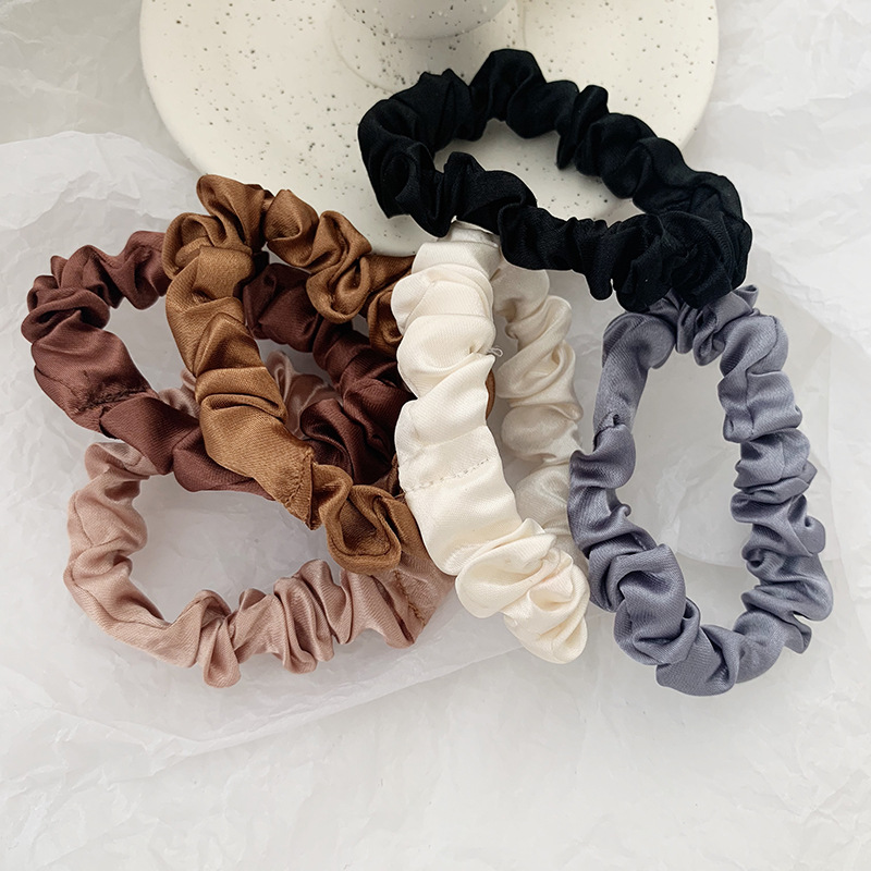 1 комплект, атласные шелковые  – обзор и цена Scrunchie Satin Set