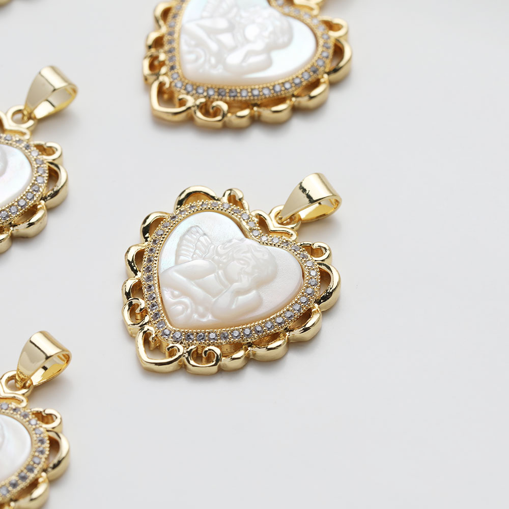 1 шт. Изящные сердца ракушки а – обзор и цена Charm Necklace Dainty