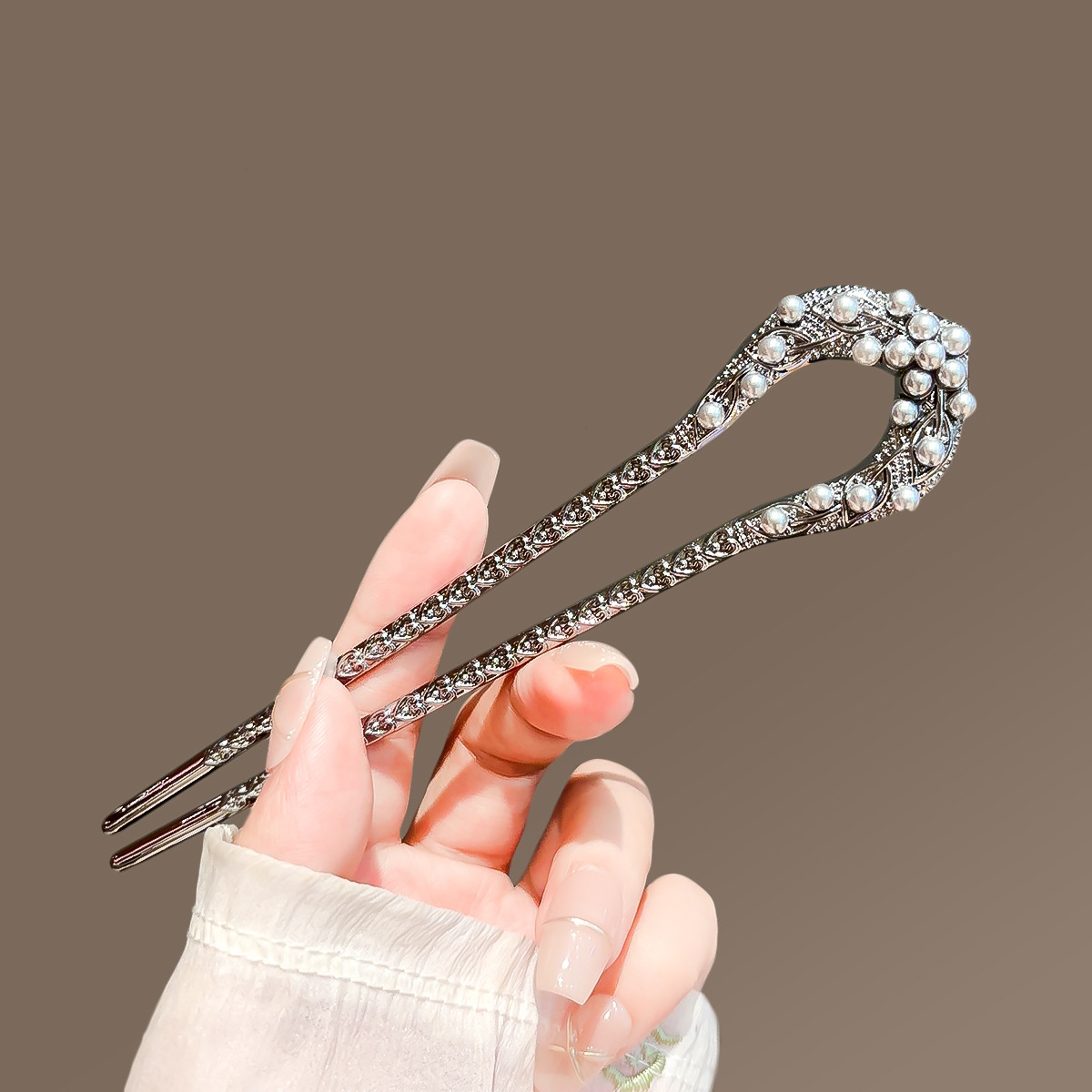 Новая жемчужная U-образная зак – обзор и цена Hair Fork Stick