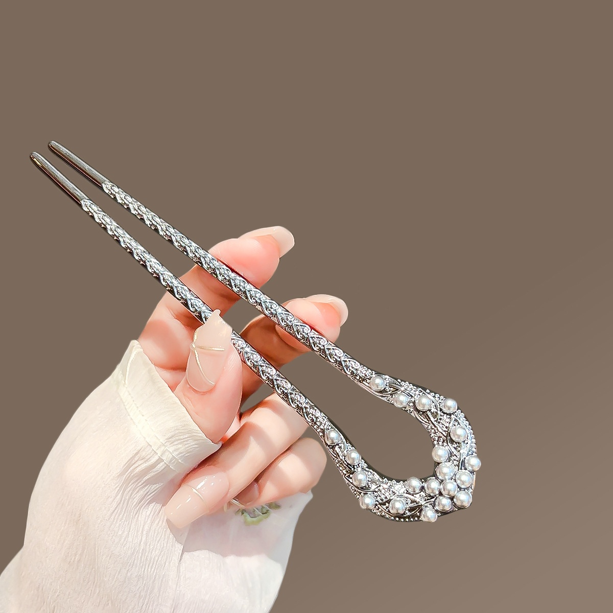 Новая жемчужная U-образная зак – обзор и цена Hair Fork Stick