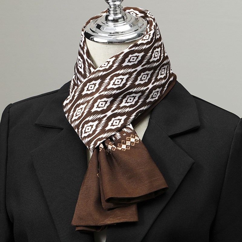 Мужской шарф, имитация шелка,  – обзор и цена Silk Scarf Square
