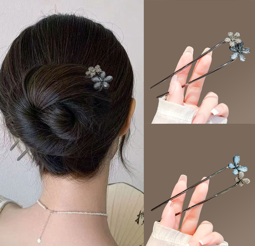 Винтажная заколка для волос с  – обзор и цена Hair Fork Stick