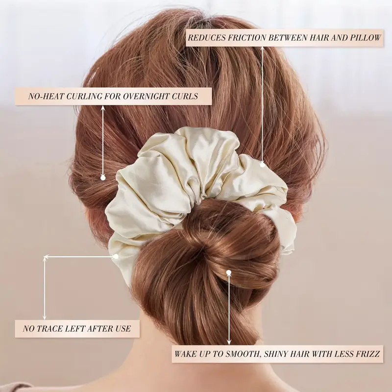 16 шт., мягкие атласные резинк – обзор и цена Scrunchie Satin Set