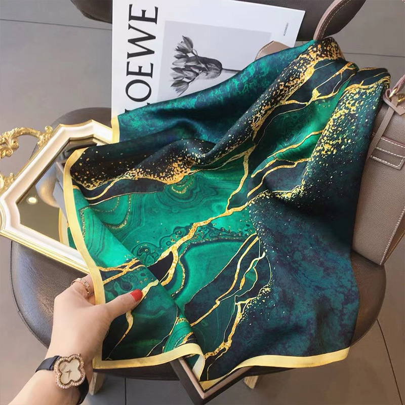 70x70 см женский шарф шелковый – обзор и цена Silk Scarf Square