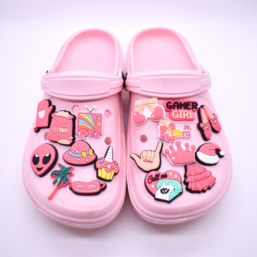 16 шт. розовых украшений для о – обзор и цена Women'S Accessories For Crocs