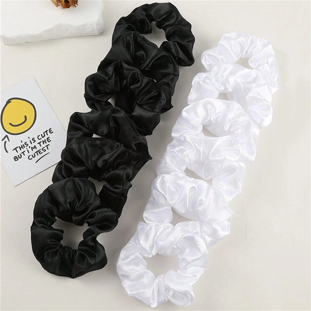 12 шт./компл. атласные резинки – обзор и цена Scrunchie Satin Set