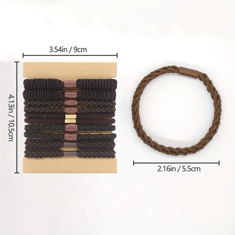 10 шт./набор женские эластичны – обзор и цена Scrunchie Satin Set
