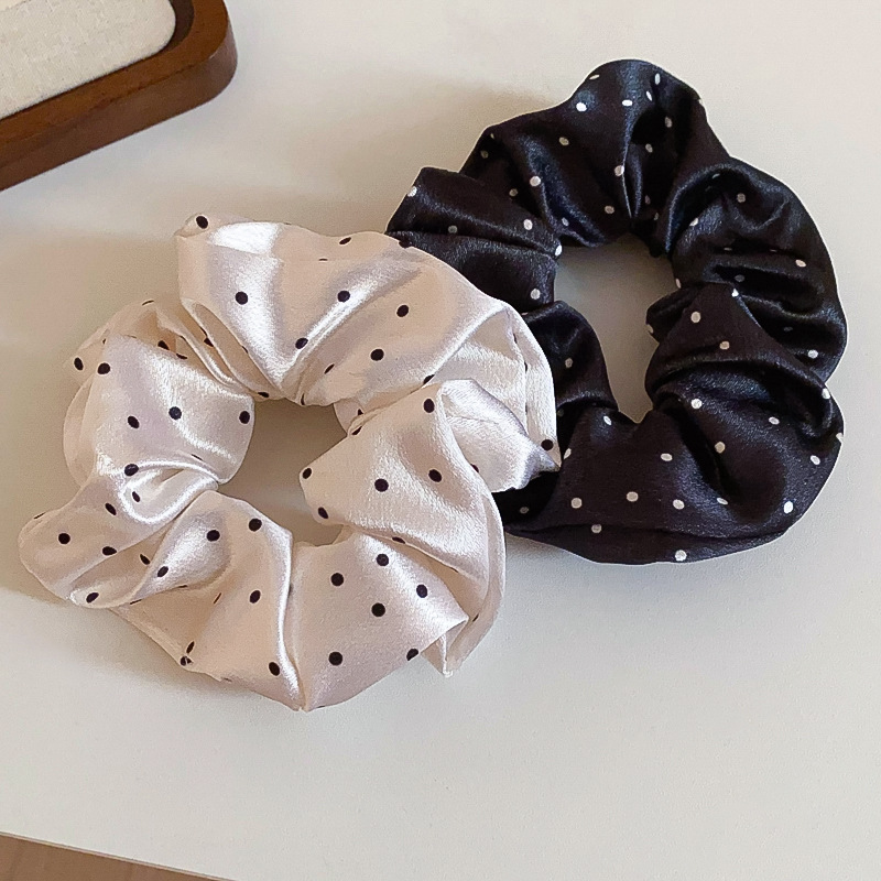 1/2 шт. черно-белые резинки дл – обзор и цена Scrunchie Satin Set
