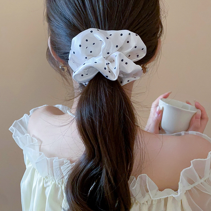 1/2 шт. черно-белые резинки дл – обзор и цена Scrunchie Satin Set