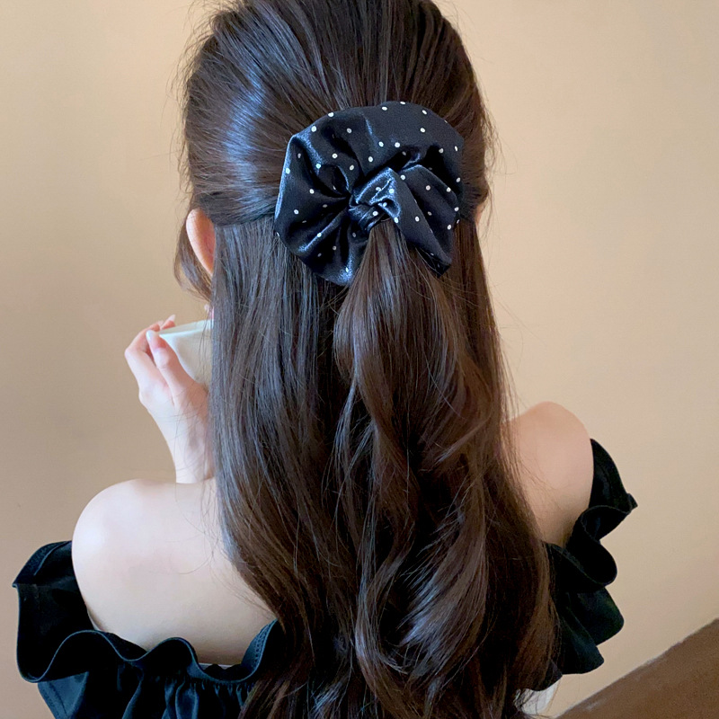 1/2 шт. черно-белые резинки дл – обзор и цена Scrunchie Satin Set
